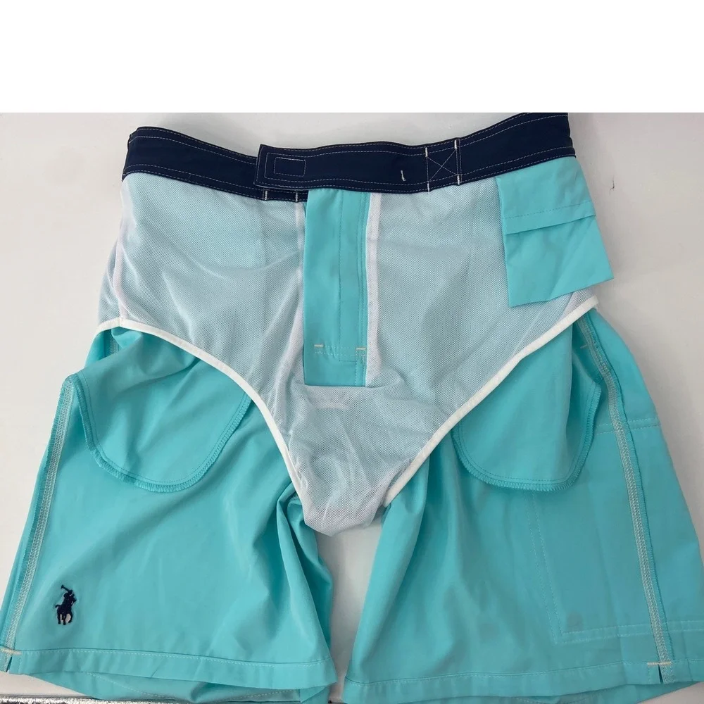 Polo Ralph Lauren Swim Trunks Mens Small Blue Core Replen Preppy Boardshort Surf